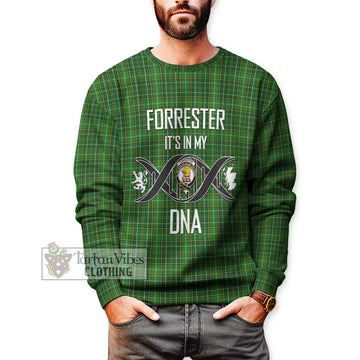 Forrester Hunting Tartan Sweatshirt with Family Crest DNA In Me Style