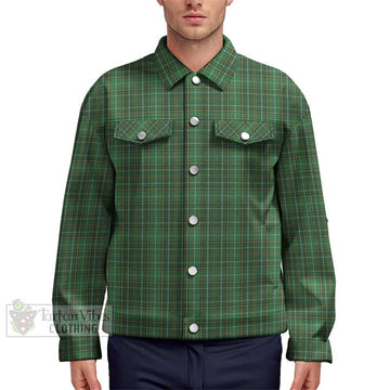 Forrester Hunting Tartan Unisex Lapel Cotton Jacket