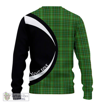 Forrester Hunting Tartan Ugly Sweater with Family Crest Circle Style