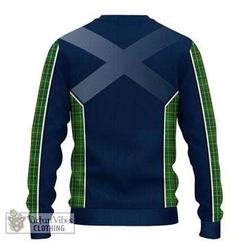 Forrester Hunting Tartan Ugly Sweater with Family Crest and Lion Rampant Vibes Sport Style