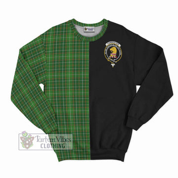 Forrester Hunting Tartan Sweatshirt with Family Crest and Half Of Me Style