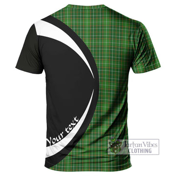 Forrester Hunting Tartan T-Shirt with Family Crest Circle Style