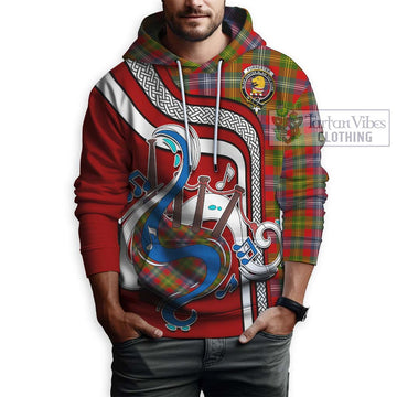 Forrester Modern Tartan Hoodie with Epic Bagpipe Style