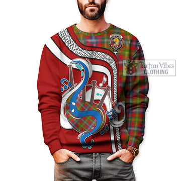 Forrester Modern Tartan Sweatshirt with Epic Bagpipe Style