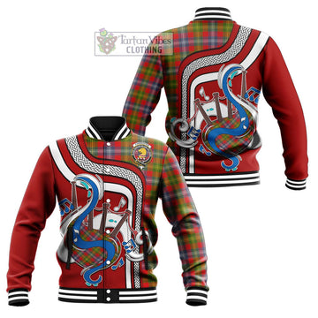 Forrester Modern Tartan Baseball Jacket with Epic Bagpipe Style