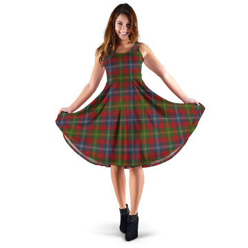 Forrester (Foster) Tartan Sleeveless Midi Womens Dress