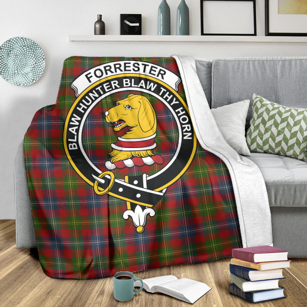 forrester-or-foster-tartab-blanket-with-family-crest