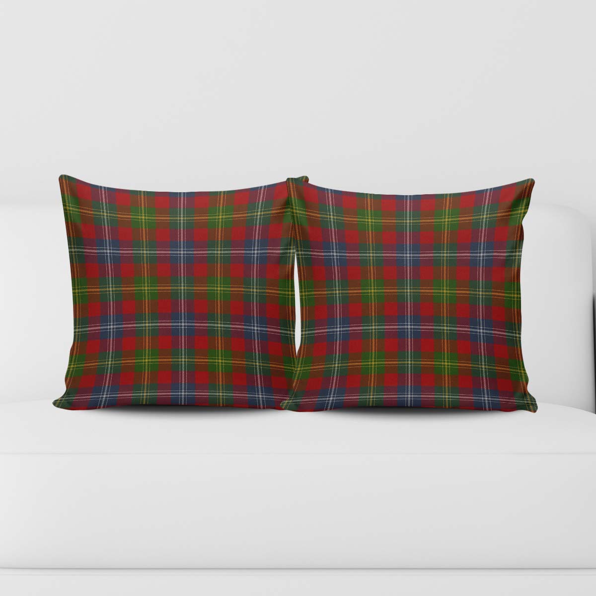 Forrester or Foster Tartan Pillow Cover Square Pillow Cover - Tartanvibesclothing