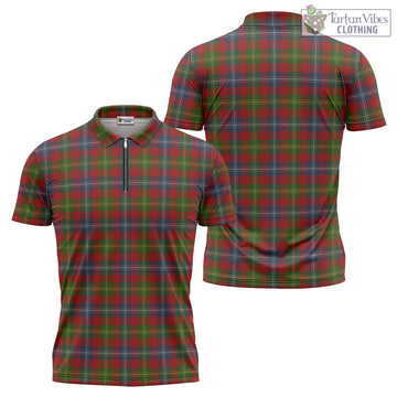 Forrester (Foster) Tartan Zipper Polo Shirt