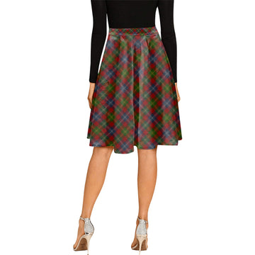 Forrester (Foster) Tartan Melete Pleated Midi Skirt