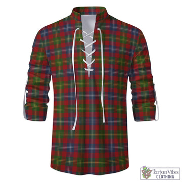 Forrester (Foster) Tartan Men's Scottish Traditional Jacobite Ghillie Kilt Shirt