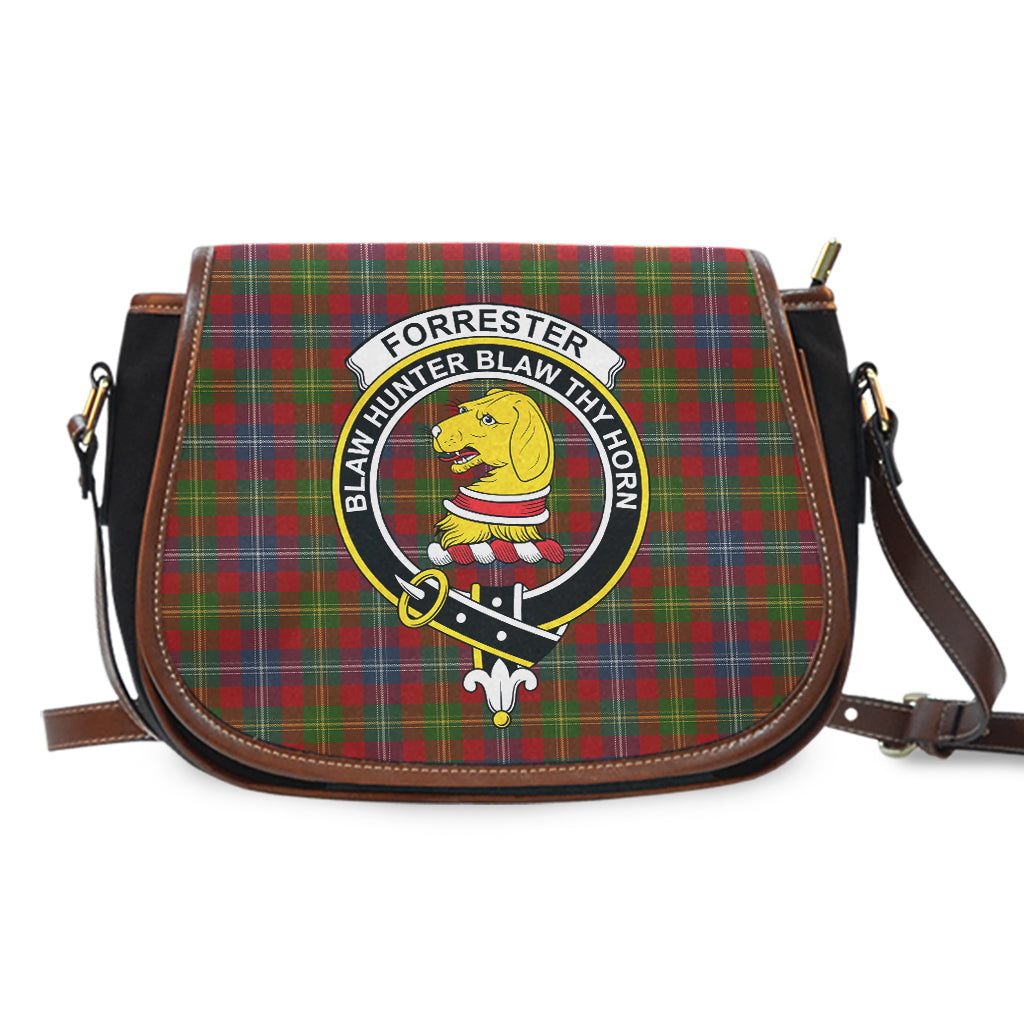 Forrester (Foster) Tartan Saddle Bag with Family Crest - Tartan Vibes Clothing