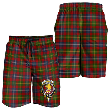 Forrester (Foster) Tartan Mens Shorts with Family Crest