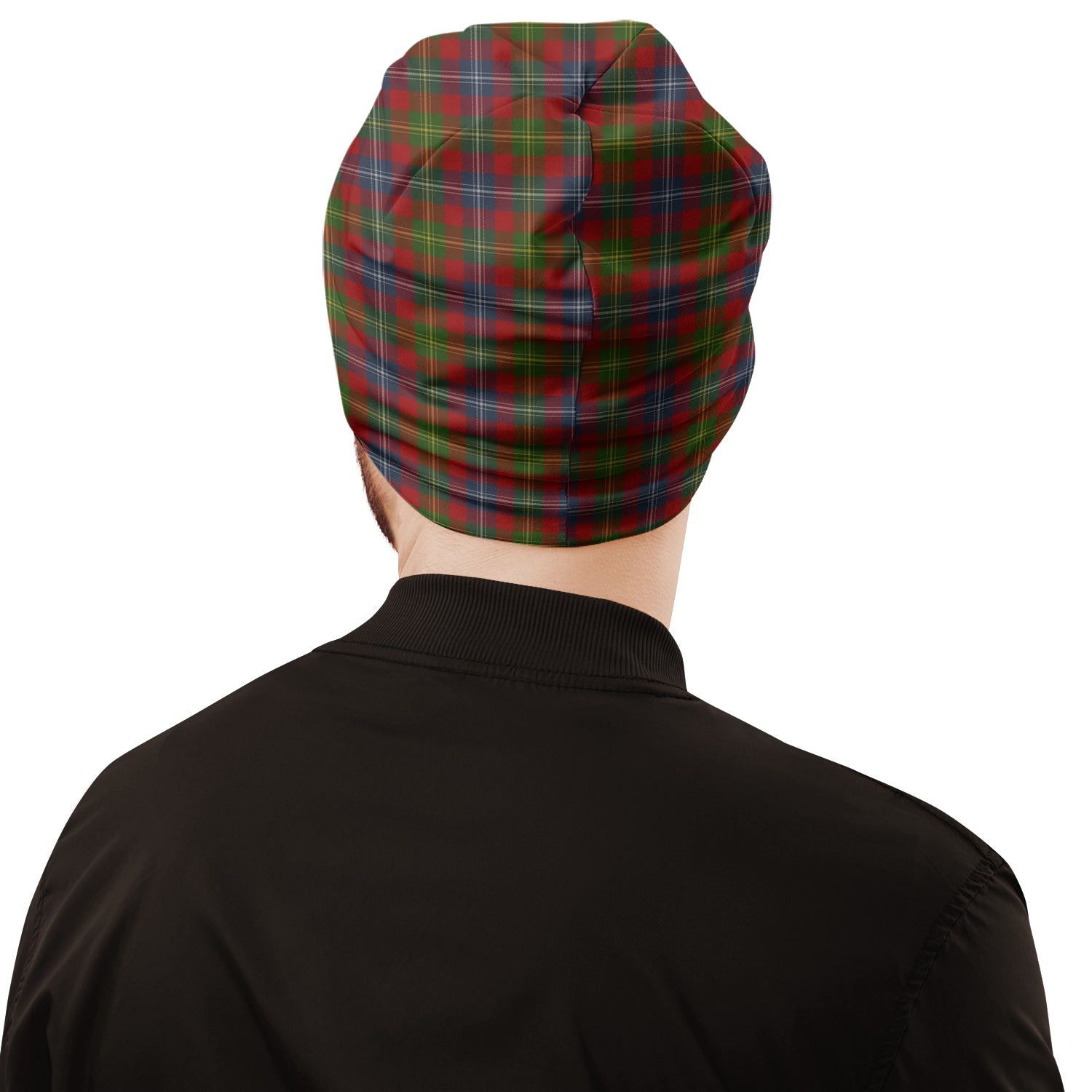 Forrester (Foster) Tartan Beanies Hat with Family Crest - Tartan Vibes Clothing