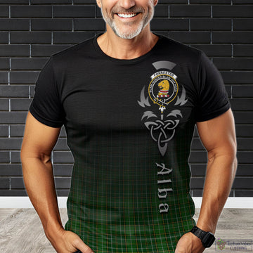 Forrester Hunting Tartan T-Shirt Featuring Alba Gu Brath Family Crest Celtic Inspired