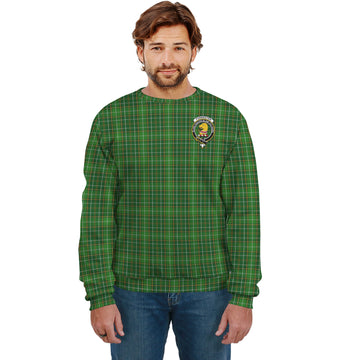 Forrester Hunting Tartan Sweatshirt with Family Crest