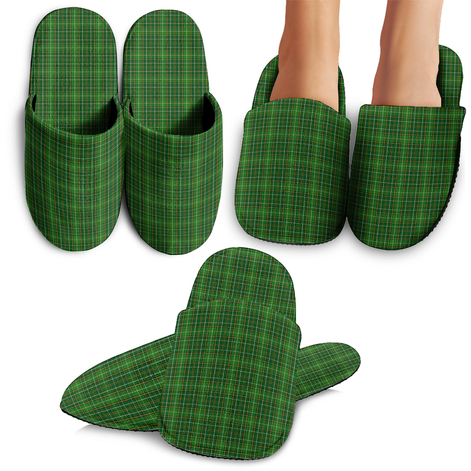 Forrester or Foster Hunting Tartan Home Slippers - Tartanvibesclothing