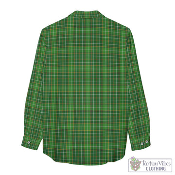 Forrester Hunting Tartan Women's Casual Shirt with Family Crest