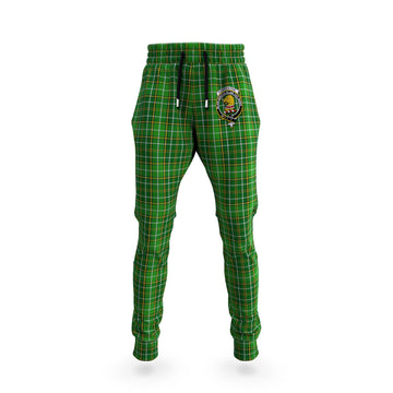 Forrester Hunting Tartan Joggers Pants with Family Crest