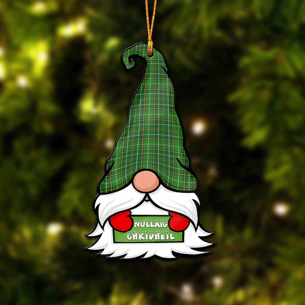 Forrester Hunting Gnome Christmas Ornament with His Tartan Christmas Hat - Tartan Vibes Clothing