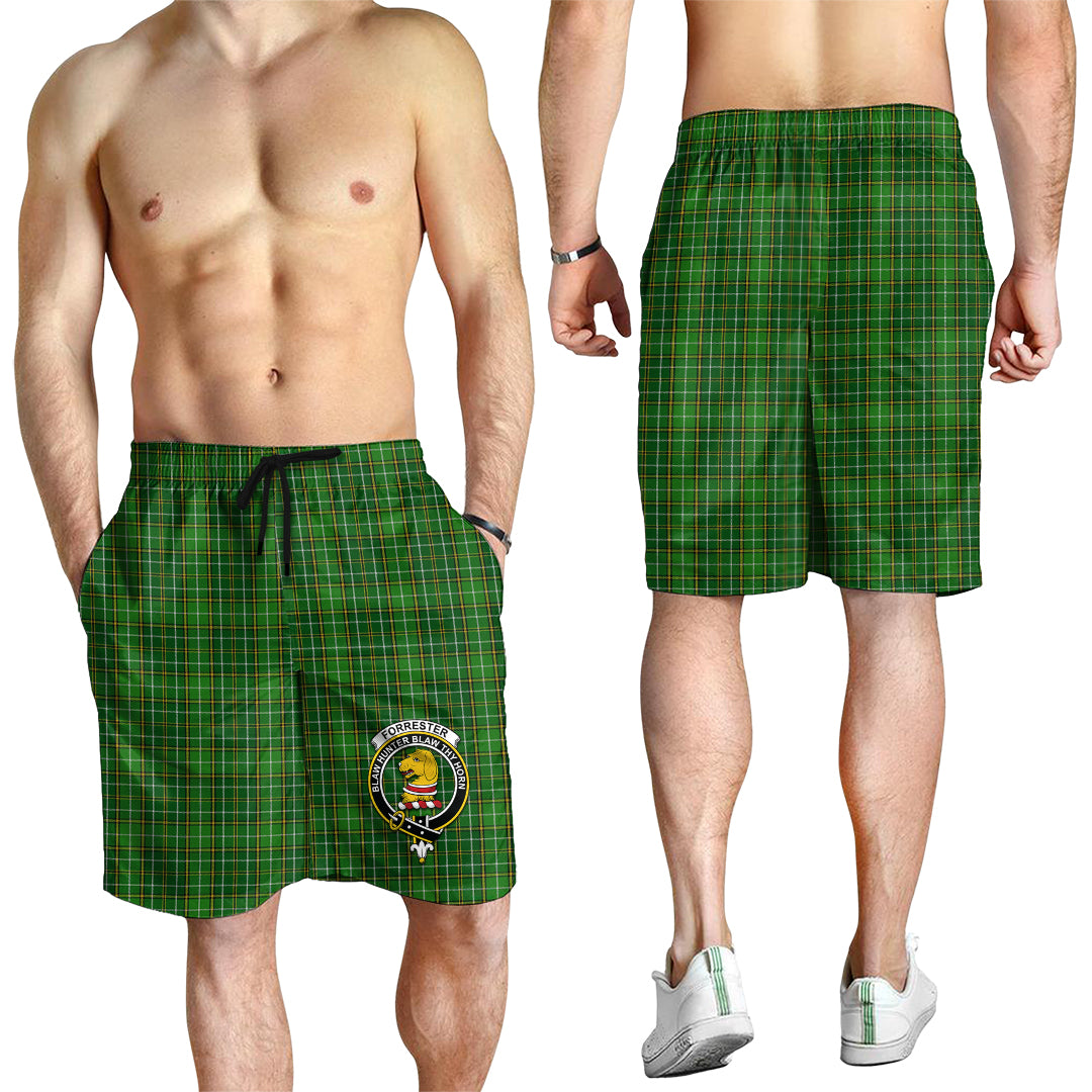 forrester-or-foster-hunting-tartan-mens-shorts-with-family-crest