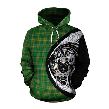 Forstall Irish Clan Cotton Hoodie Celtic Circle Style Pullover Hoodie XS - Tartan Vibes Clothing