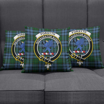 Forsyth Tartan Pillow Cover with Family Crest Rectangle Pillow Cover 51*91cm - Tartan Vibes Clothing