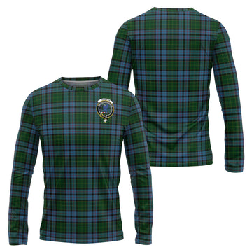 Forsyth Tartan Long Sleeve T-Shirt with Family Crest Unisex - Tartan Vibes Clothing