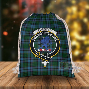 Forsyth Tartan Christmas Santa's Bag with Family Crest - Tartan Vibes Clothing