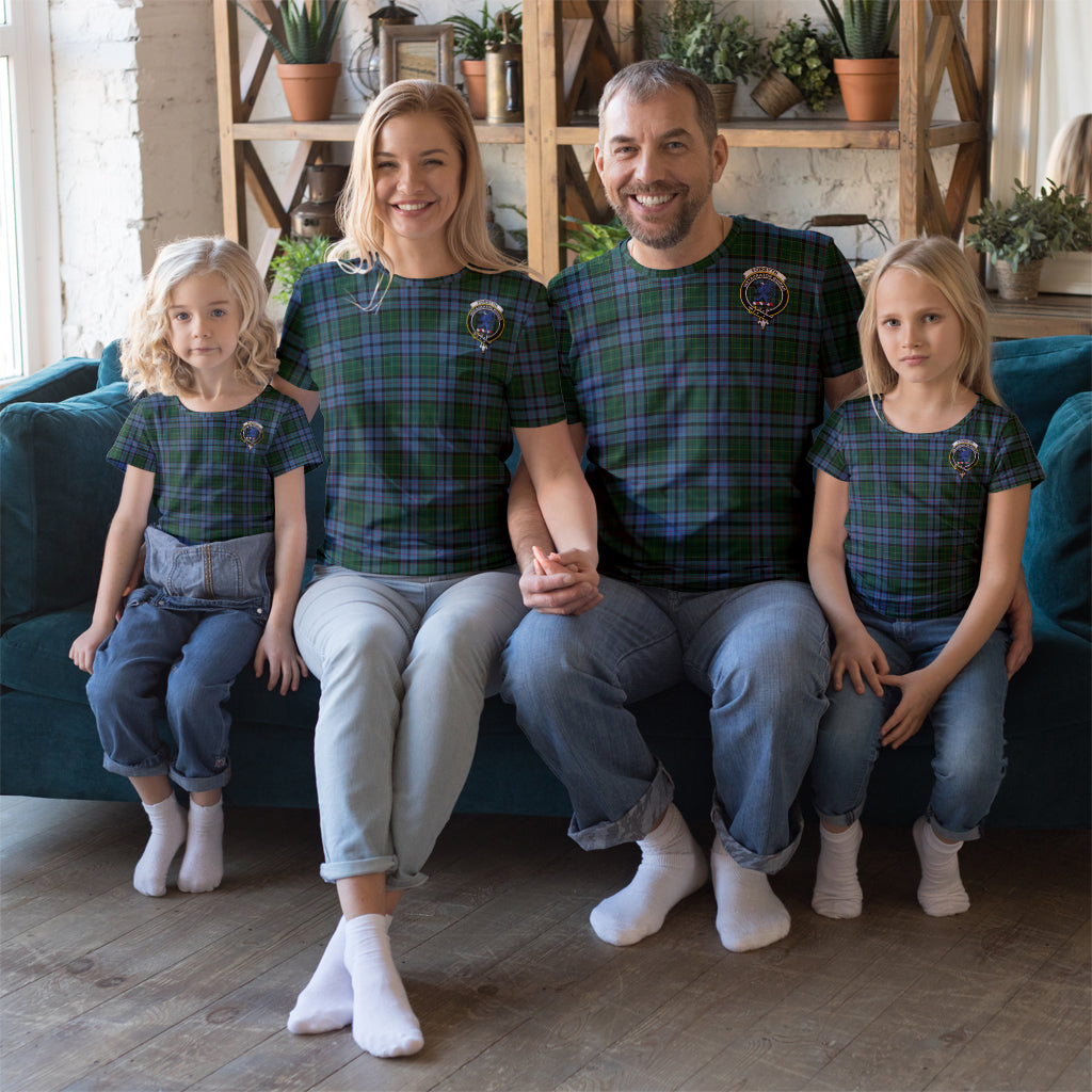 Forsyth Tartan T-Shirt with Family Crest Kid's Shirt - Tartan Vibes Clothing