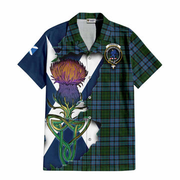Forsyth Tartan Family Crest Hawaiian Shirt Scottish Thistle Celtic Inspired Kid - Tartan Vibes Clothing