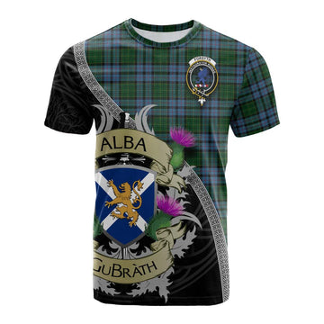 Forsyth Tartan Family Crest Cotton T-shirt Lion Rampant Royal Thistle Shield Celtic Inspired Kid's Shirt - Tartan Vibes Clothing