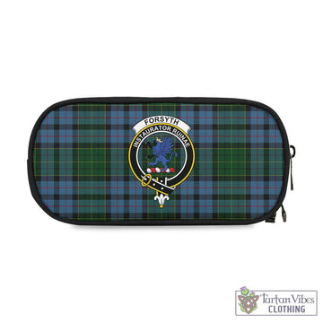 Forsyth Tartan Pen and Pencil Case with Family Crest One Size 4.13*8.74 inch - Tartan Vibes Clothing