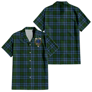Forsyth Tartan Hawaiian Shirt with Family Crest - Tartan Vibes Clothing