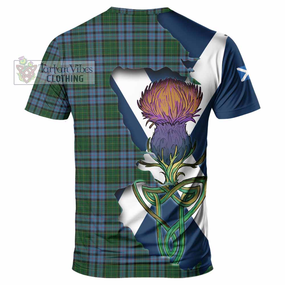 Forsyth Tartan Family Crest T-Shirt Scottish Thistle Celtic Inspired - Tartan Vibes Clothing