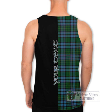Forsyth Tartan Men's Tank Top with Family Crest and Half Of Me Style - Tartan Vibes Clothing