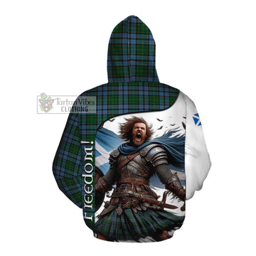 Forsyth Crest Tartan Cotton Hoodie Inspired by the Freedom of Scottish Warrior Pullover Hoodie - Tartan Vibes Clothing