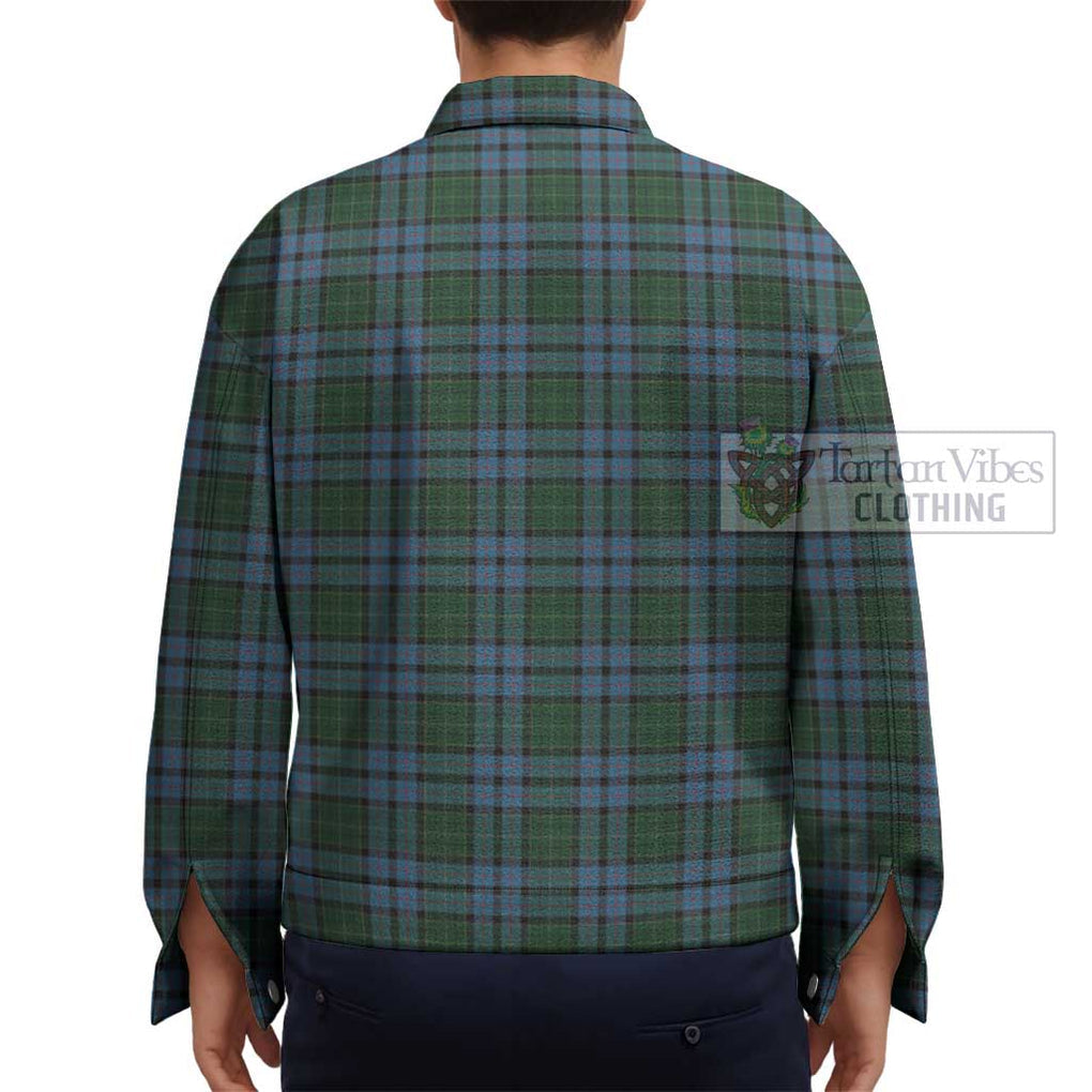 Forsyth Tartan Unisex Lapel Cotton Jacket - Tartan Vibes Clothing