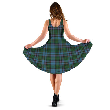 Forsyth Tartan Sleeveless Midi Womens Dress - Tartan Vibes Clothing