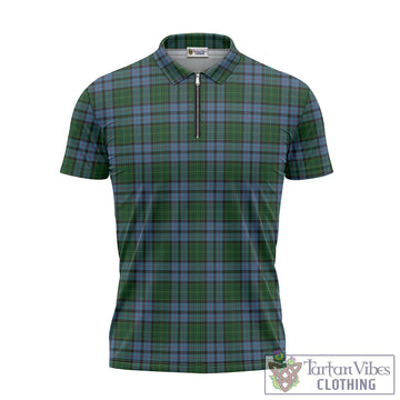 Forsyth Tartan Zipper Polo Shirt