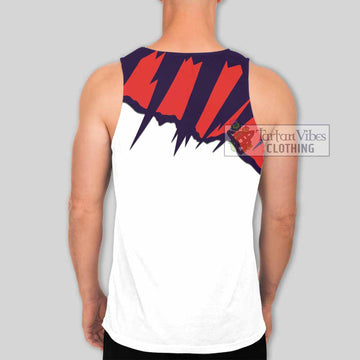 Forsyth Clan Crest Men's Tank Top with Retro Sport Style - 2D-tartanvibesclothing