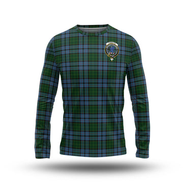 Forsyth Tartan Long Sleeve T-Shirt with Family Crest - Tartan Vibes Clothing