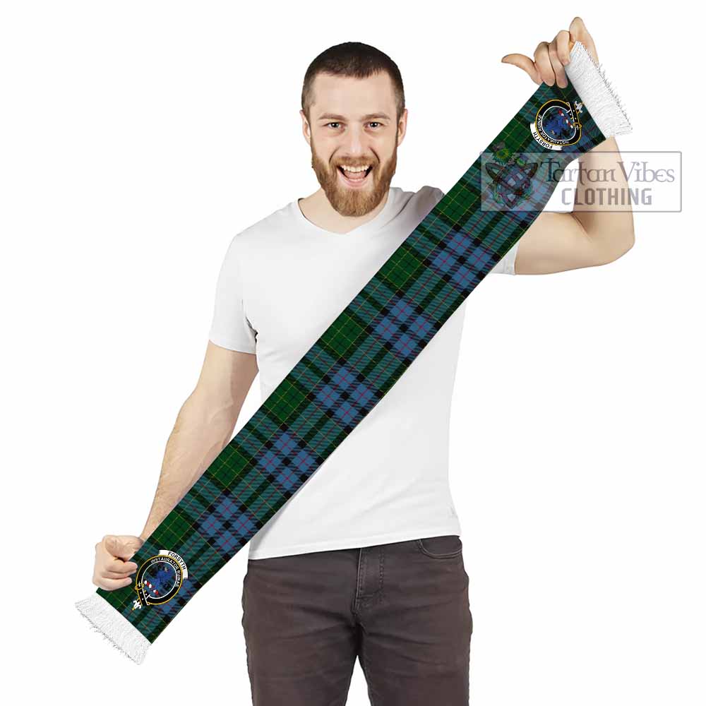 Forsyth Tartan Ruffneck Scarf with Family Crest - Tartan Vibes Clothing
