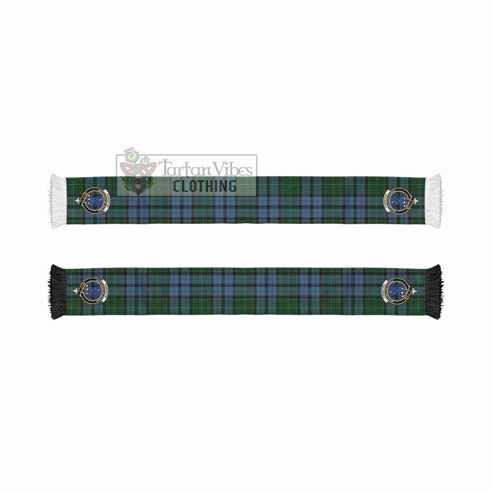 Forsyth Tartan Ruffneck Scarf with Family Crest - Tartan Vibes Clothing