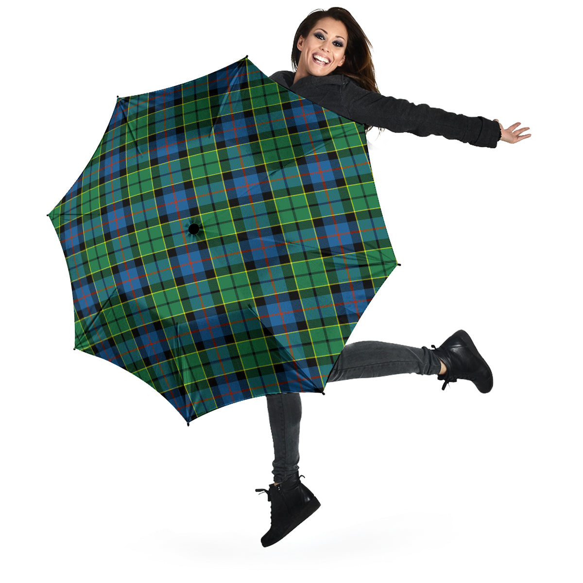 Forsyth Ancient Tartan Umbrella - Tartanvibesclothing