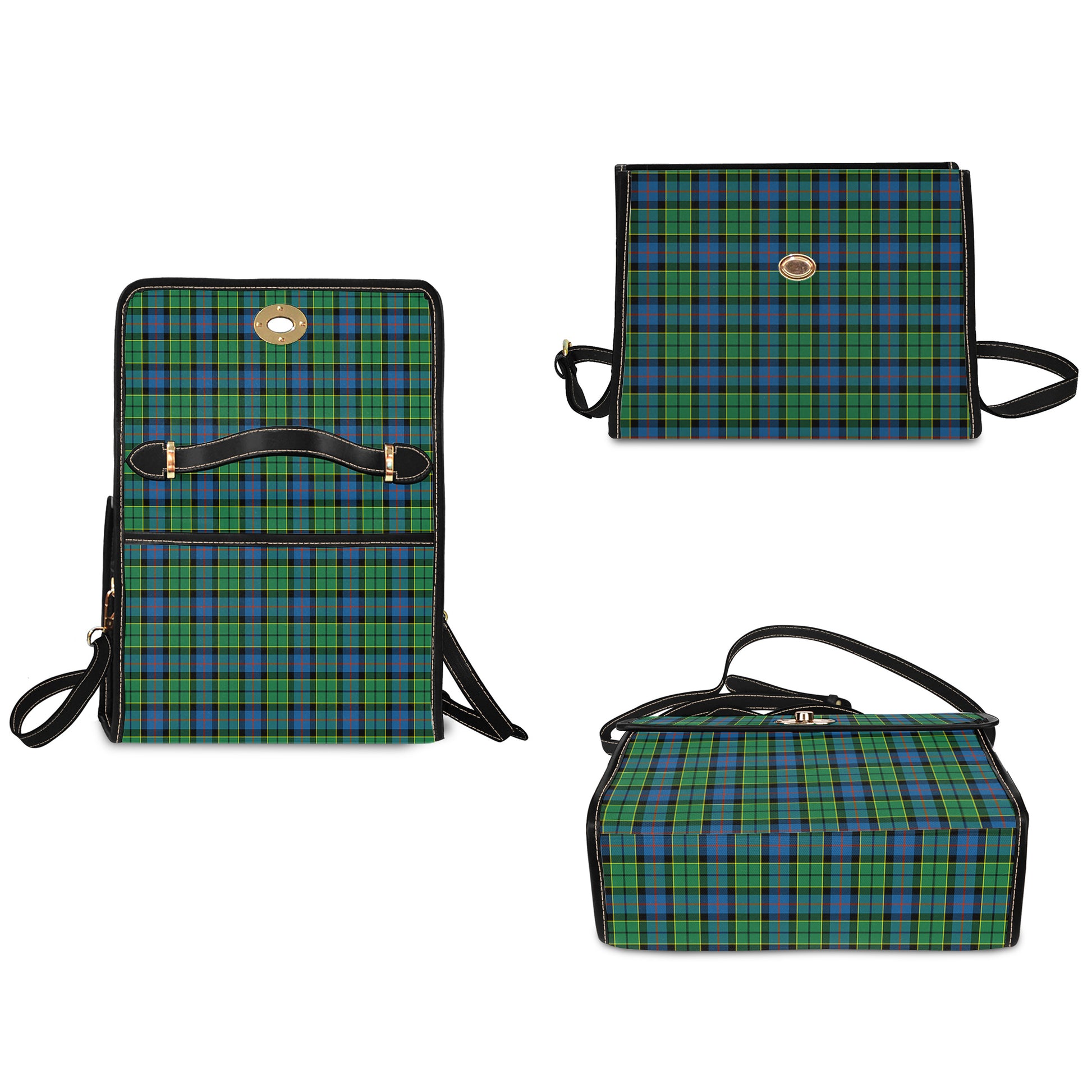 forsyth-ancient-tartan-leather-strap-waterproof-canvas-bag