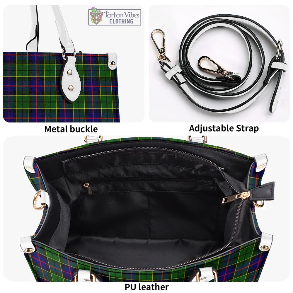 Tartan Vibes Clothing Forsyth Modern Tartan Luxury Leather Handbags