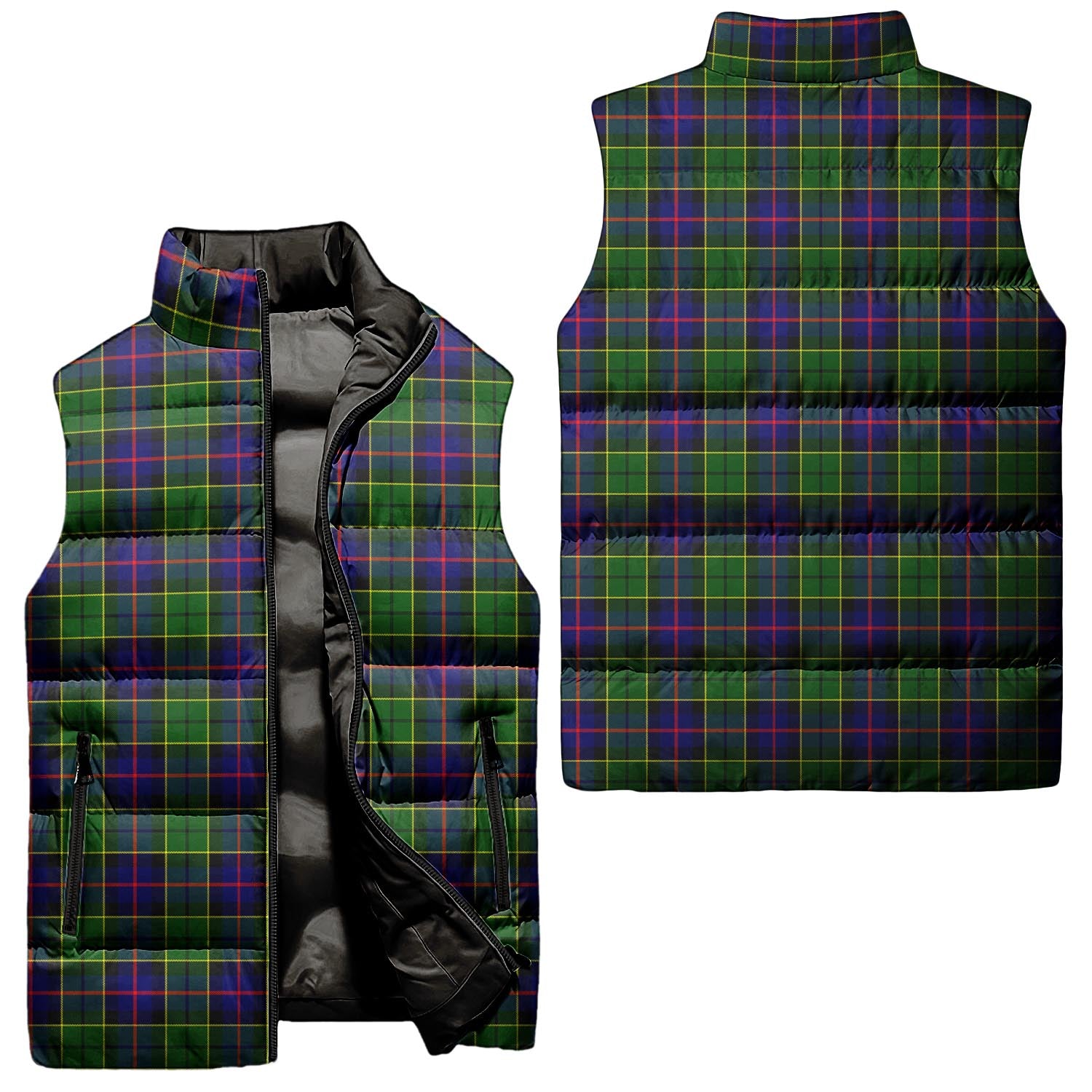 Forsyth Modern Tartan Sleeveless Puffer Jacket Unisex - Tartanvibesclothing