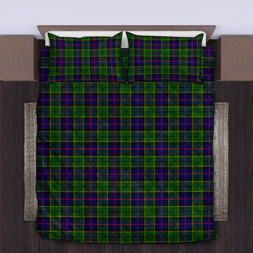 Forsyth Modern Tartan Quilt Bed Set