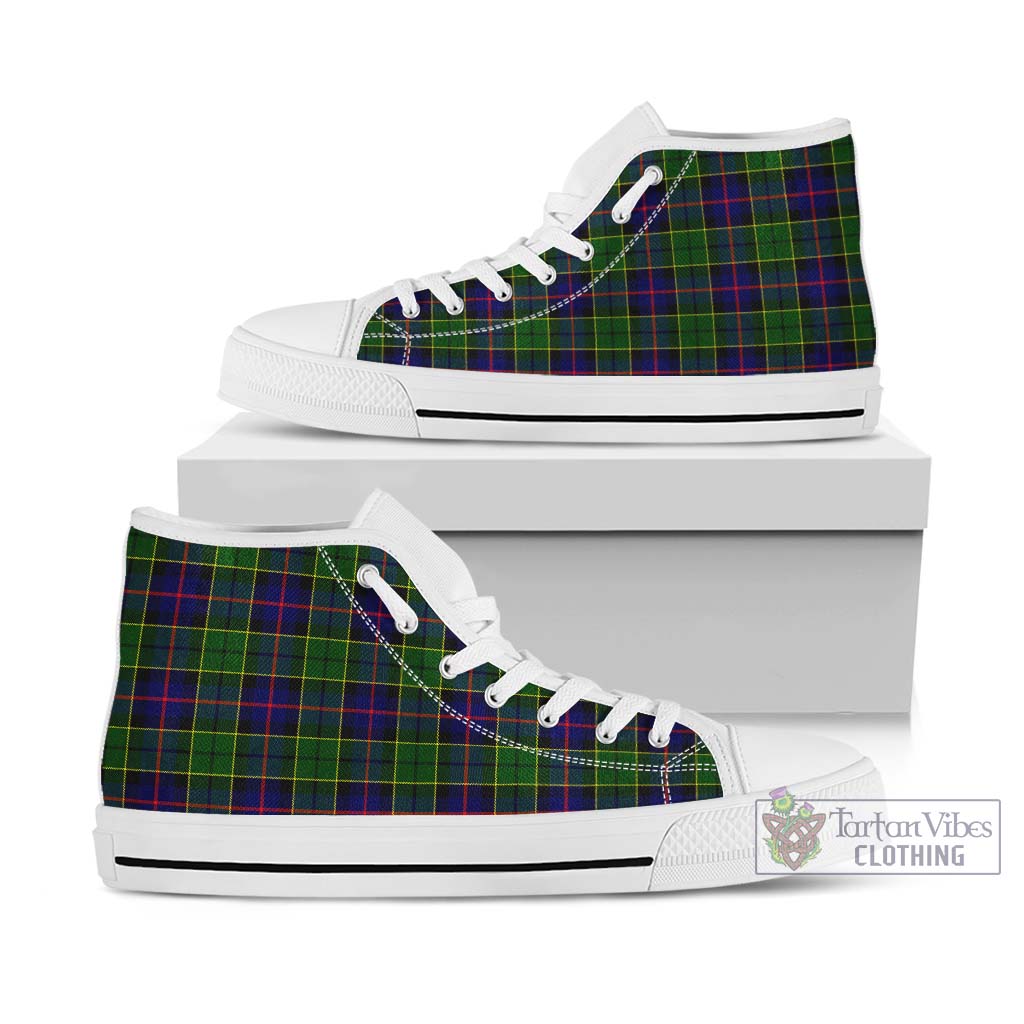 Tartan Vibes Clothing Forsyth Modern Tartan High Top Shoes